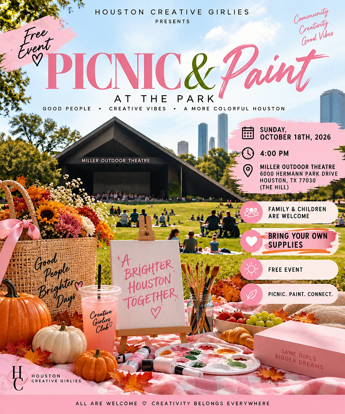 PICNIC & PAINT  at the Park