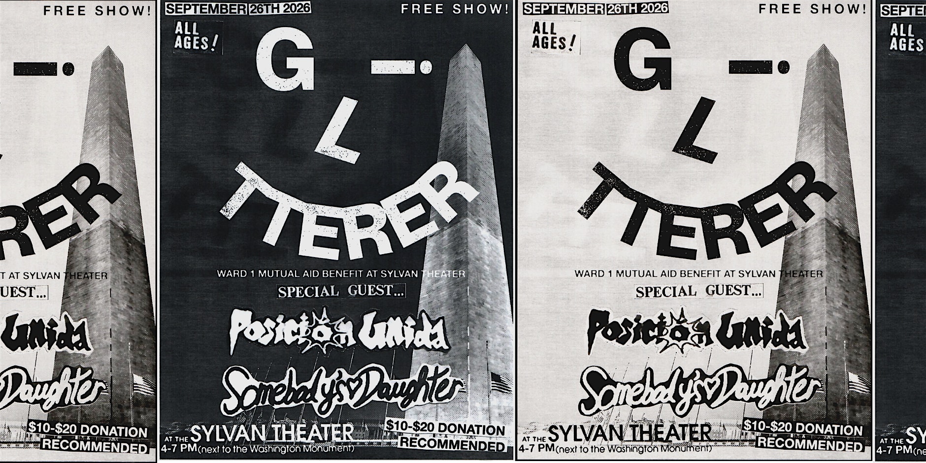Ward 1 Mutual Aid Benefit Show at the Sylvan Theater