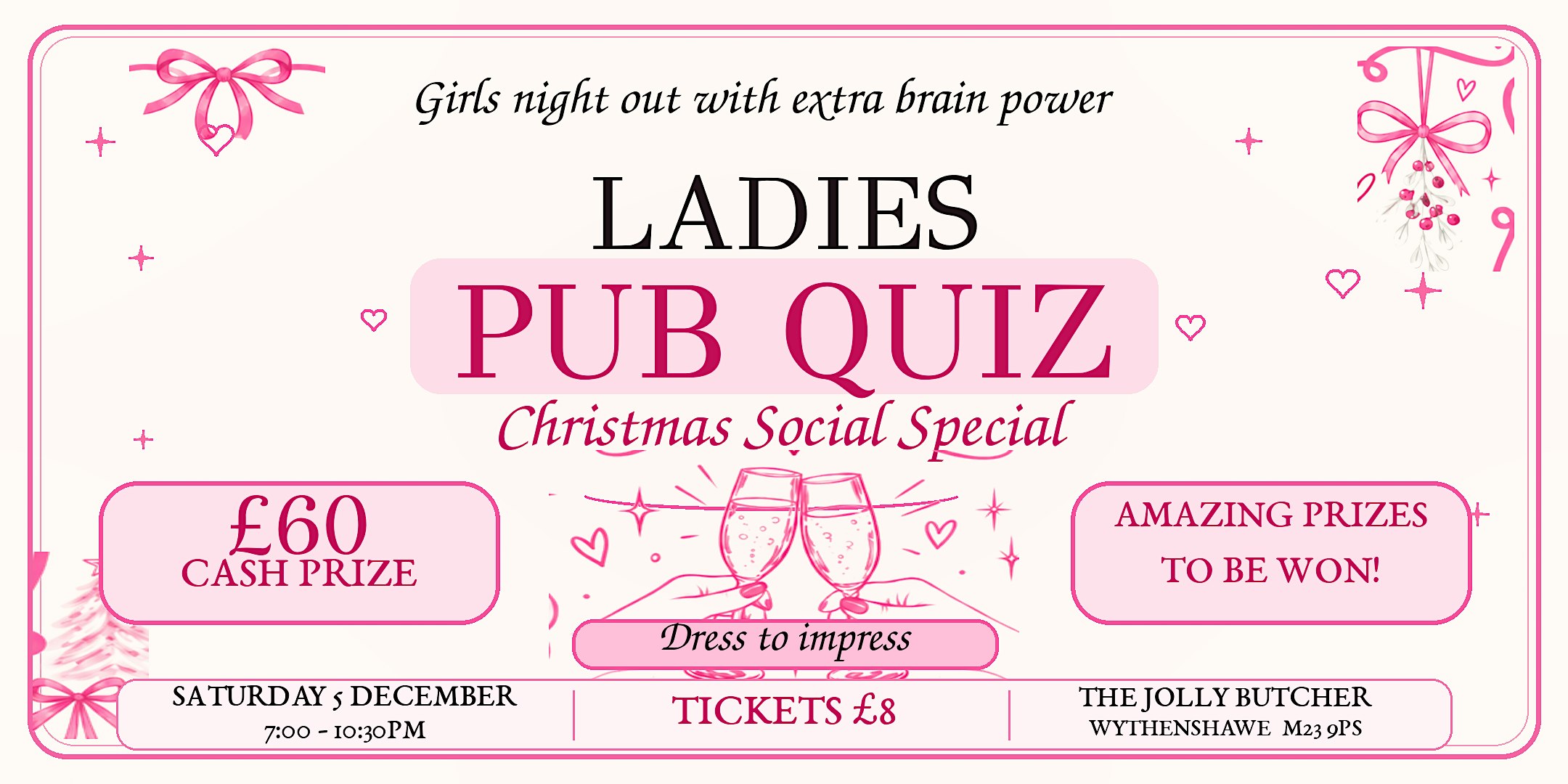 AMORE Ladies Pub Quiz — Christmas Social Special