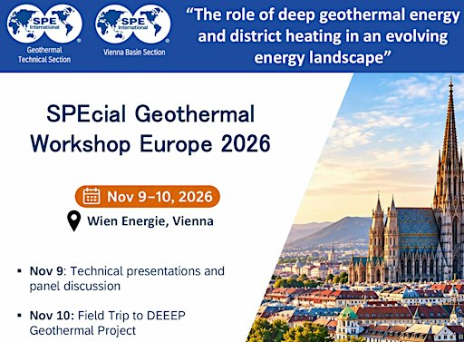 SPEcial Geothermal Workshop Europe - Scientific & Educational Event