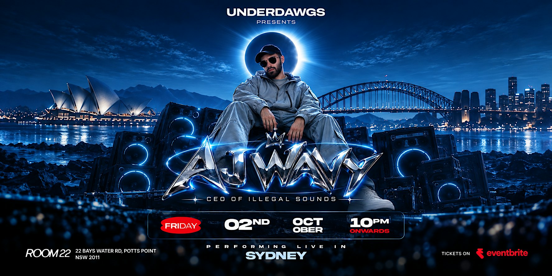 AJWAVY: CEO OF ILLEGAL SOUNDS - LIVE IN SYDNEY