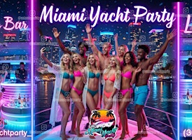 Booze Cruise in Miami - Best Music -  Dance Contest - Open bar