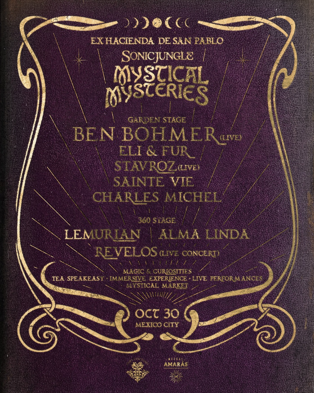 Mystical Mysteries: Ben Böhmer (live), Stavroz (live), Eli & Fur, Sainte Vie