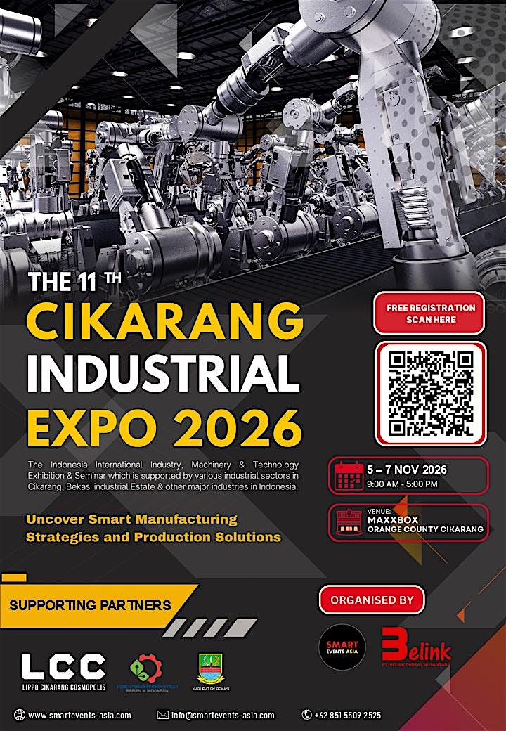 The 11th CIKARANG INDUSTRIAL EXPO (CIE 2026)