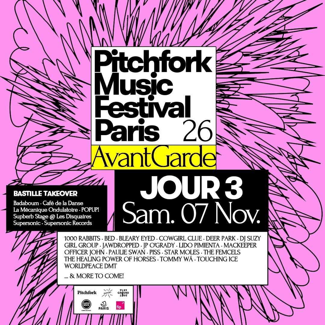 JOUR 3 - Pitchfork Avant-Garde 2026