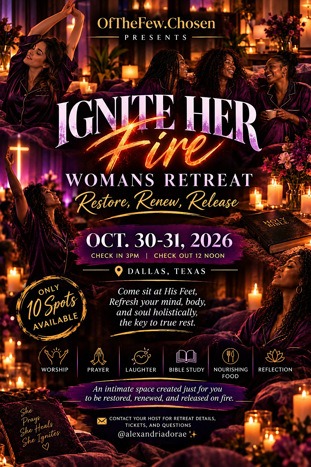 Ignite Her Fire Womans Retreat