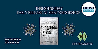 Early Release Pickup for Rebecca Yarros's THRESHING DAY! Sept 28 at 9 PM!