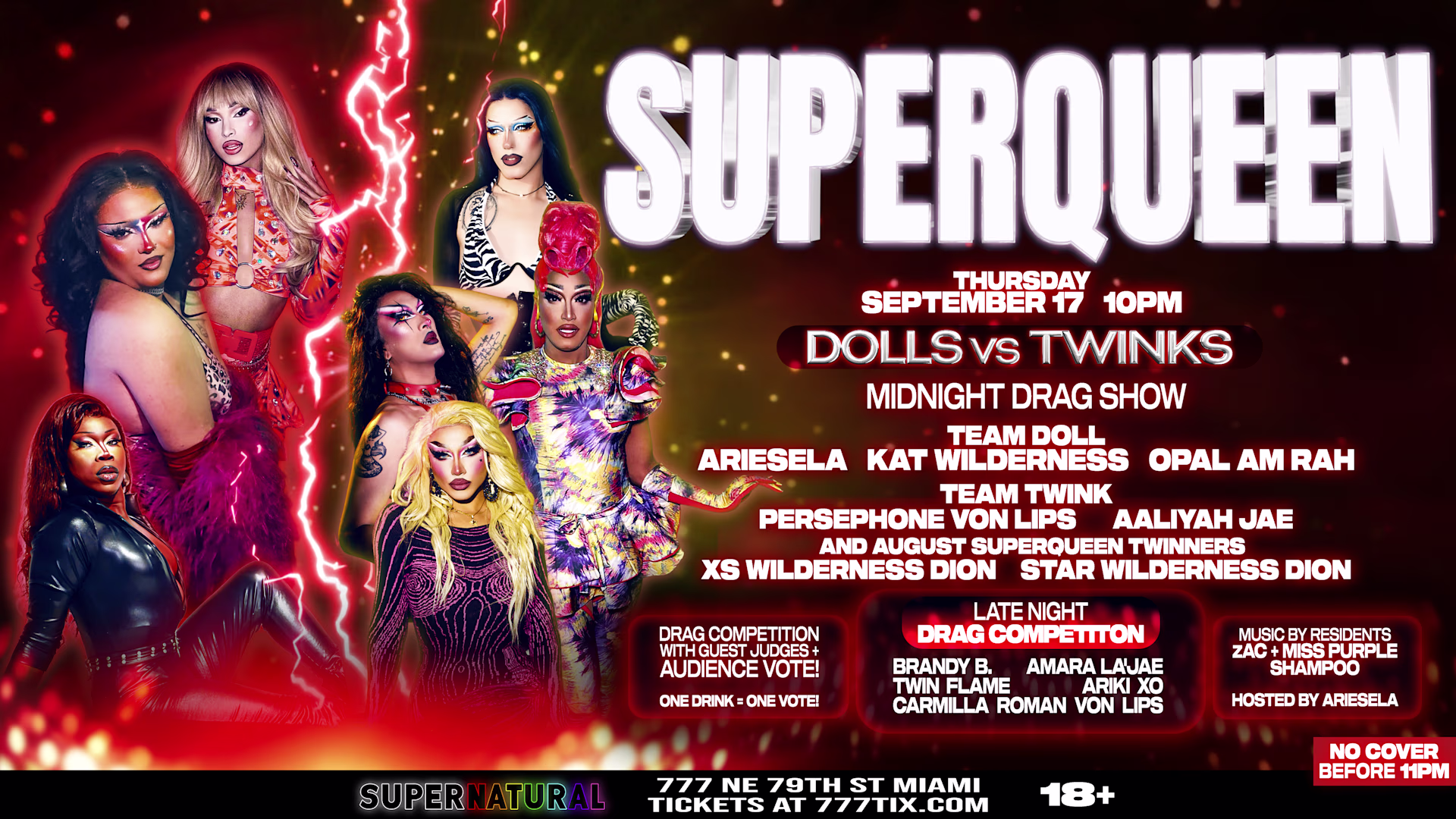 Superqueen Drag Rave + Competition (18+)