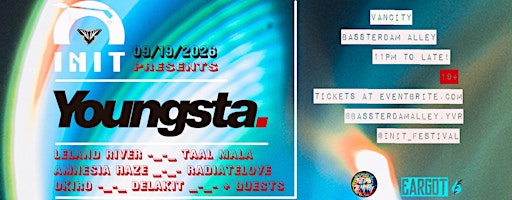 INIT FESTIVAL & Bassterdam Alley present: Youngsta