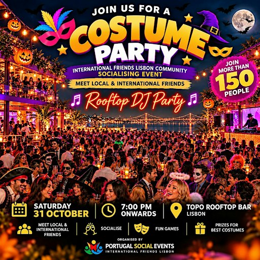 COSTUME PARTY • INTERNATIONAL SOCIALISING EVENT • ROOFTOP DJ PARTY