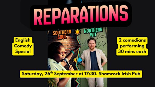 Reparations - an English comedy special in Munich