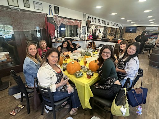 Succulent Pumpkin  Workshop in Whittier