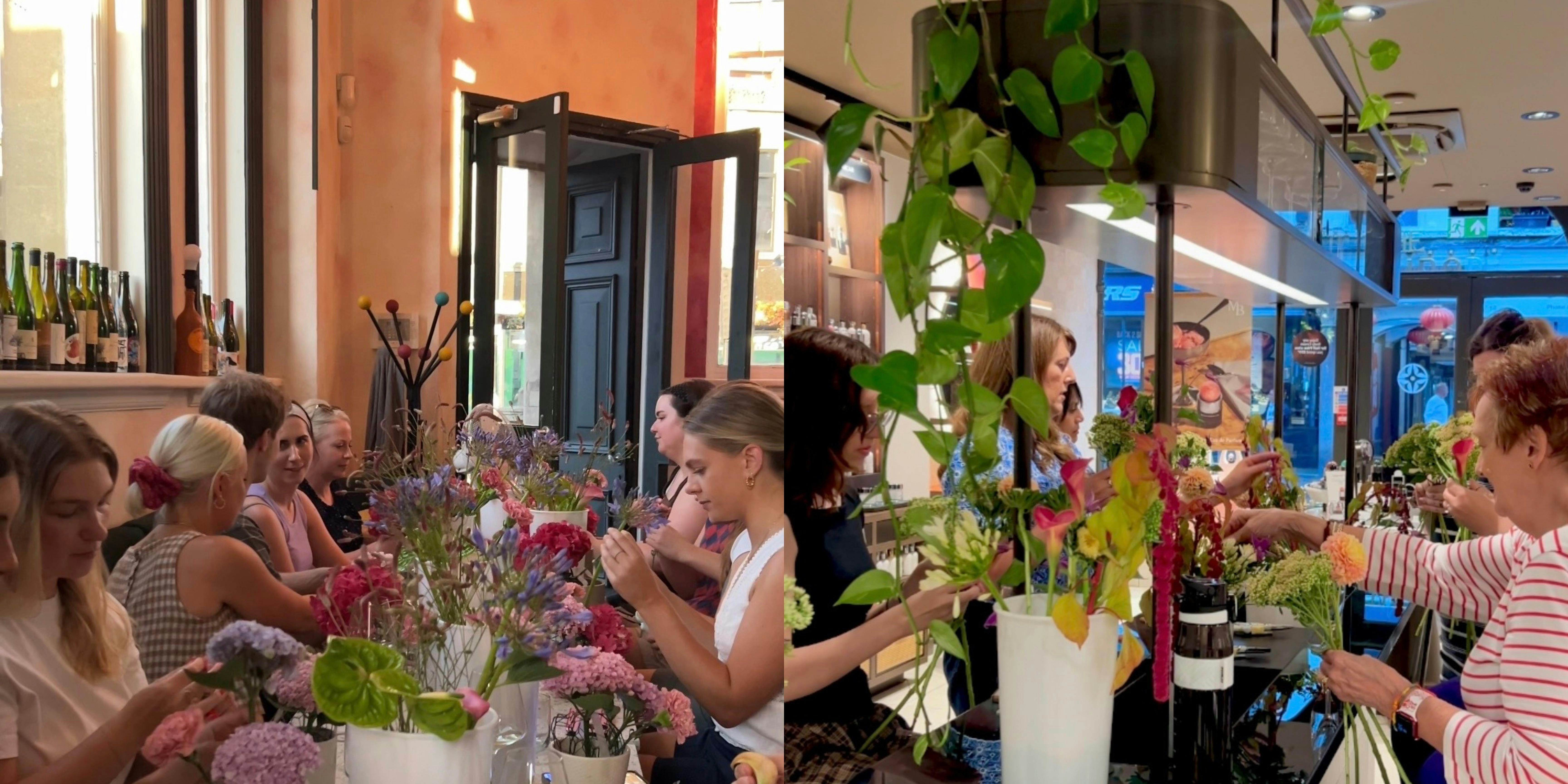 Winter Flower Arranging workshop - Molton Brown Bath