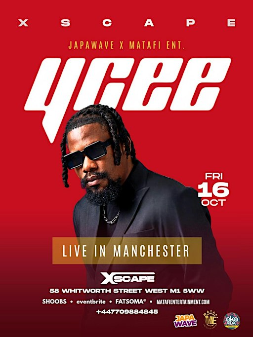 YCEE Live In Manchester - Afrobeats/HipHop/Amapiano/RnB/DanceHall