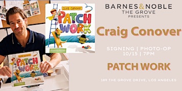 Craig Conover signs PATCH WORK at B&N The Grove