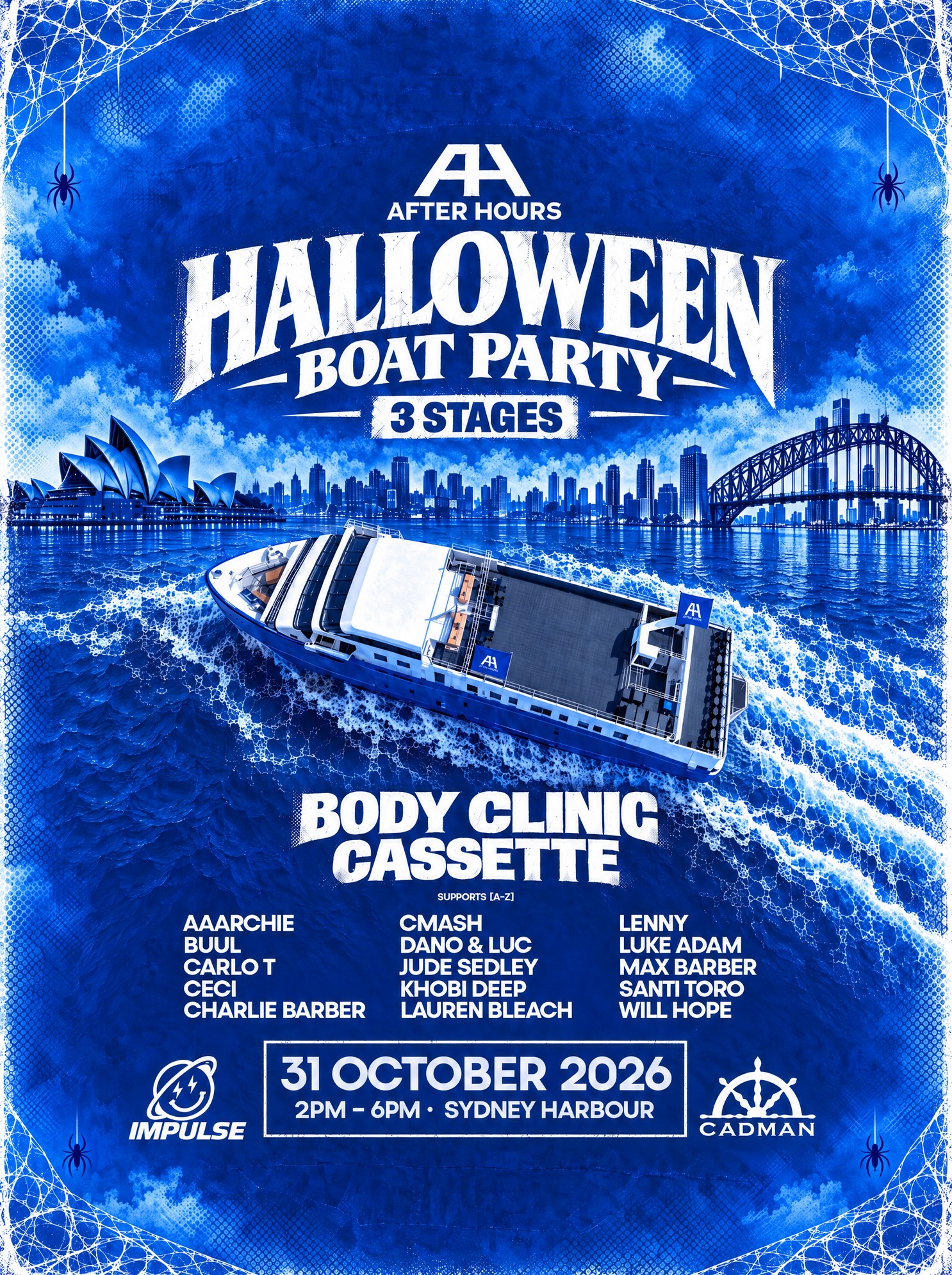 Halloween Boat Party feat. Body Clinic & Cassette