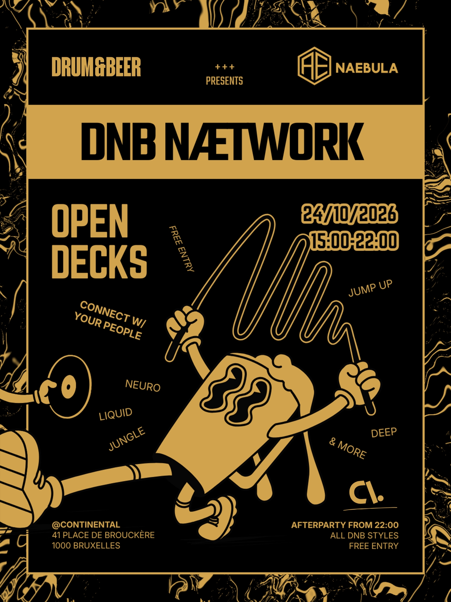 Drum & Beer x Næbula: Nætwork & Party - Varied DnB
