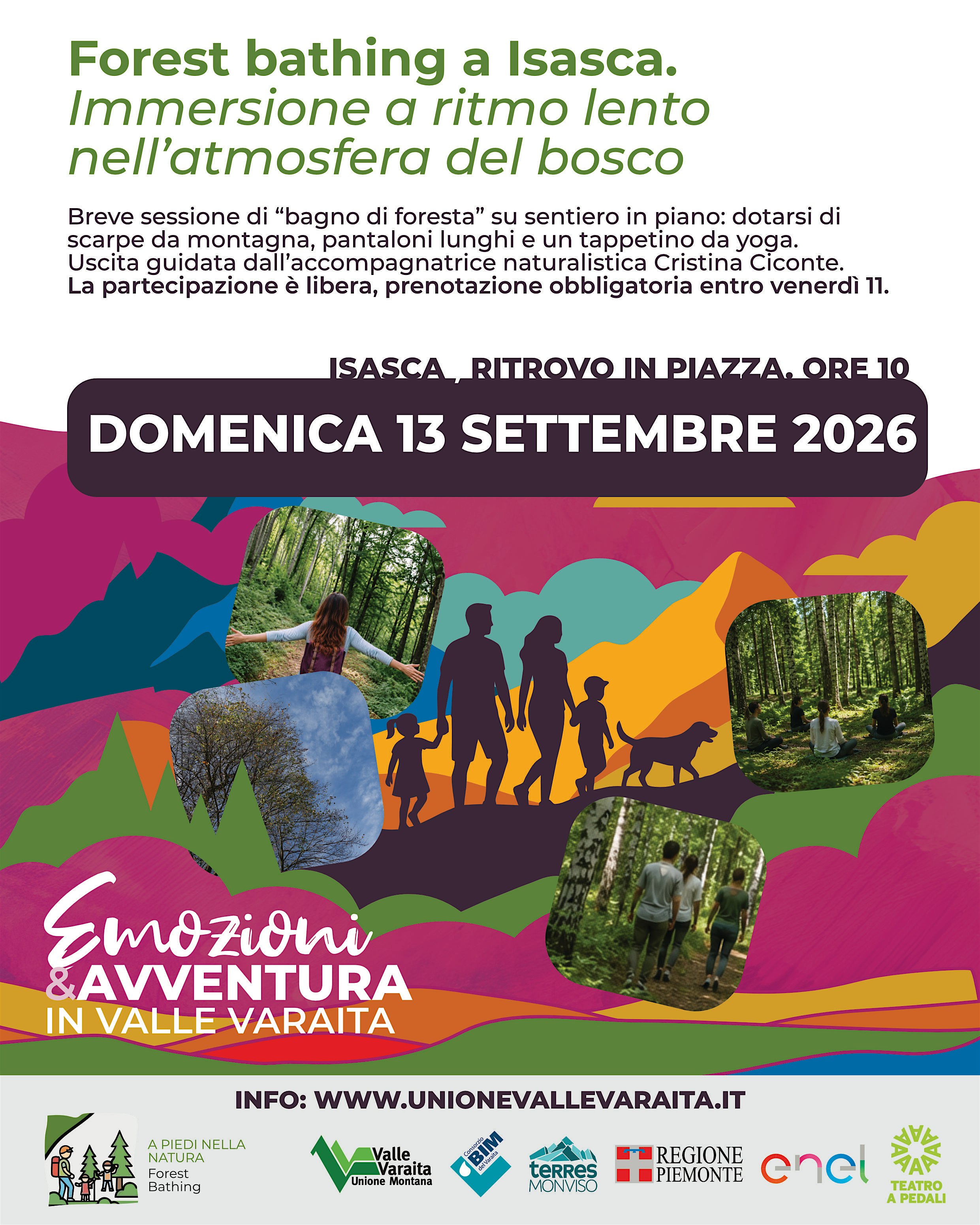 Forest bathing a Isasca