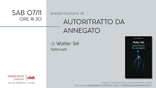 Presentazione di "Autoritratto da annegato"