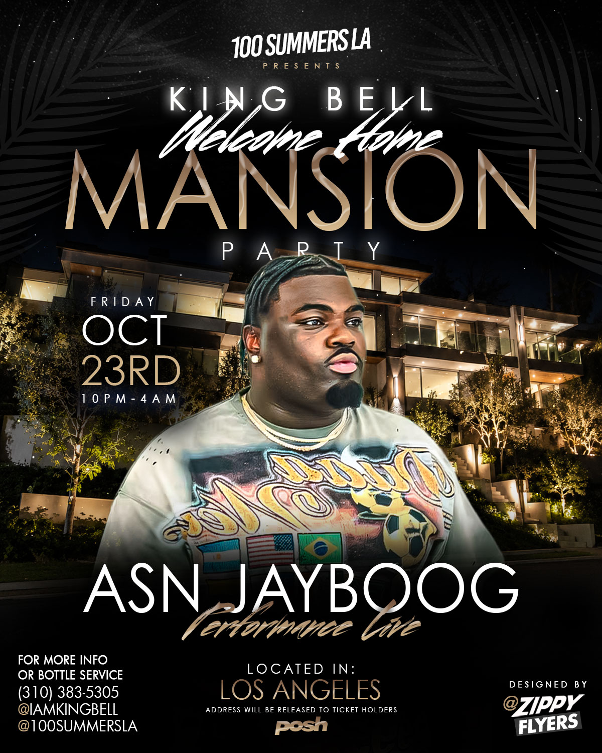 King Bell Welcome Home Mansion Party Live Performance By ASN JayBoog