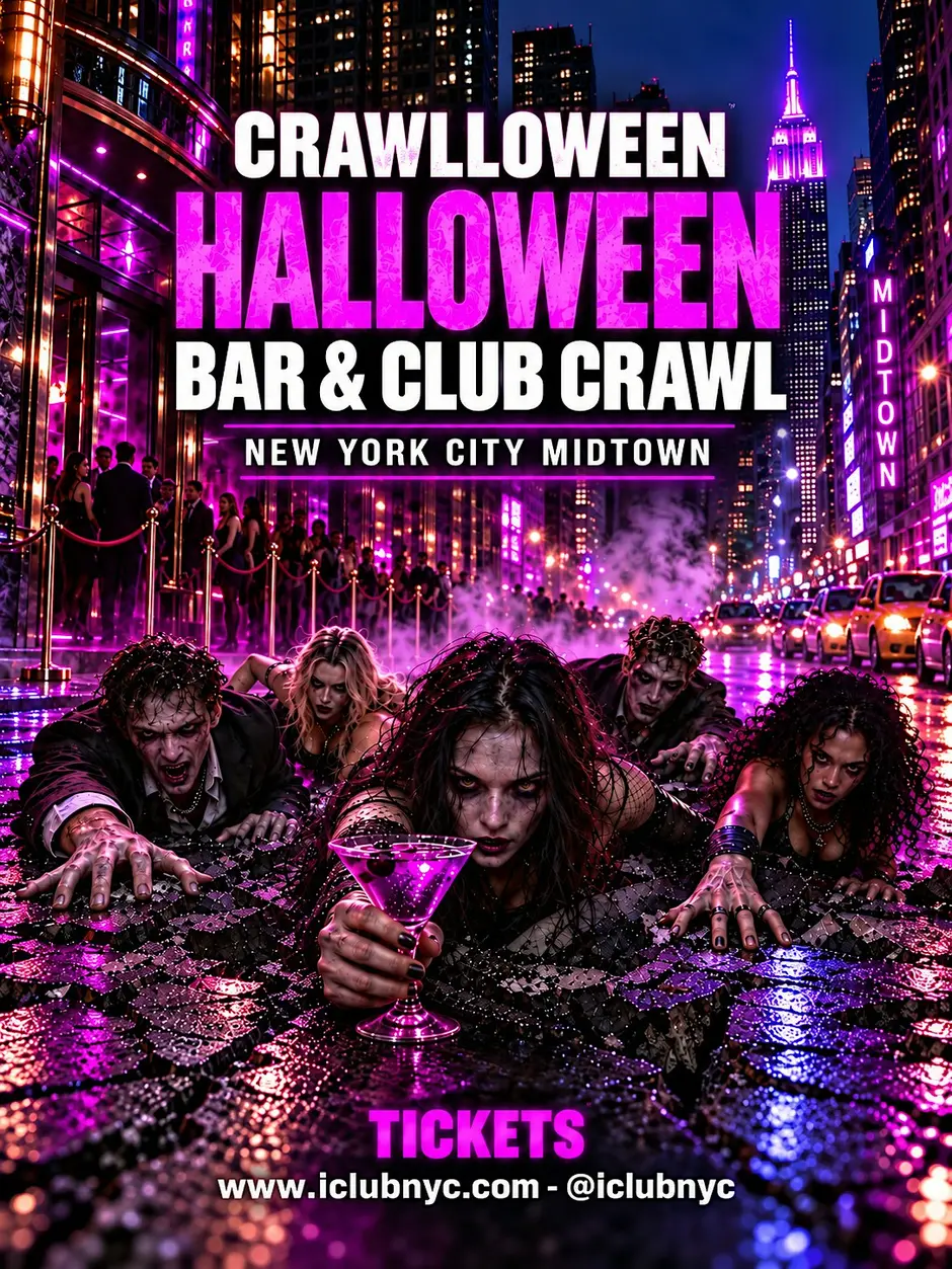CRAWLLOWEEN NYC MIDTOWN HALLOWEEN BAR & CLUB CRAWL- Sat oct 31st