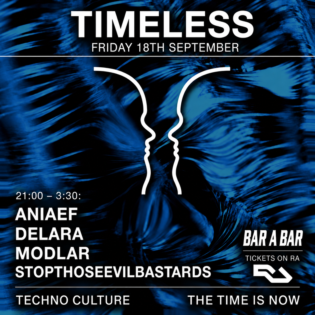 Timeless: 18th September - Aniaef, DELARA, Modlar, StopThoseEvilBastards