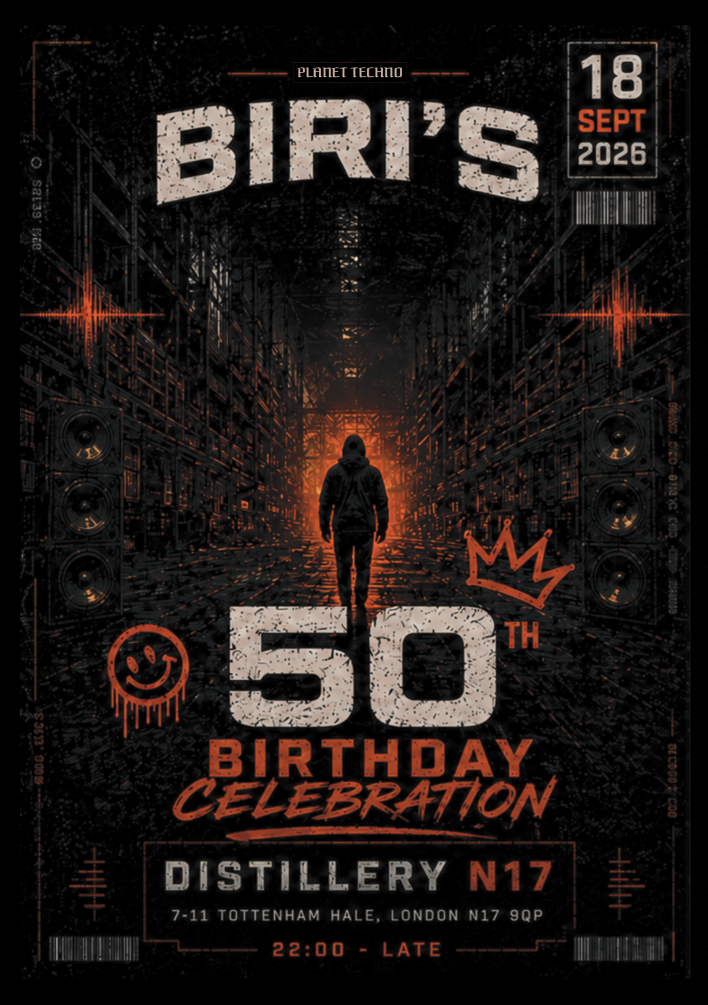 Planet Techno present: Biri's 50th Birthday celebration