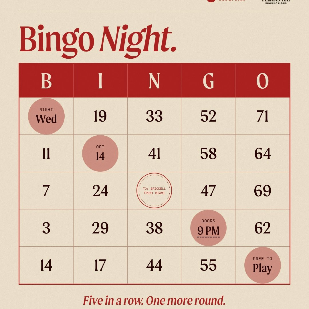 Bingo Night @ Bijou Social Club