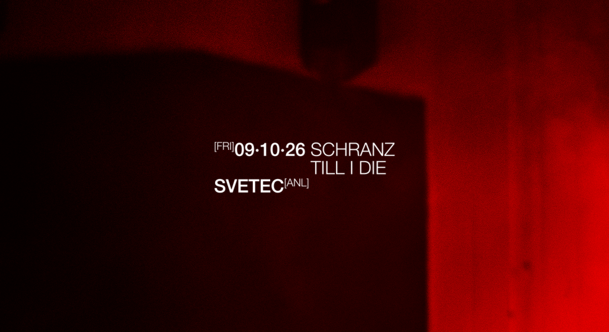 Svetec ALL NIGHT LONG - SCHRANZ TILL I DIE