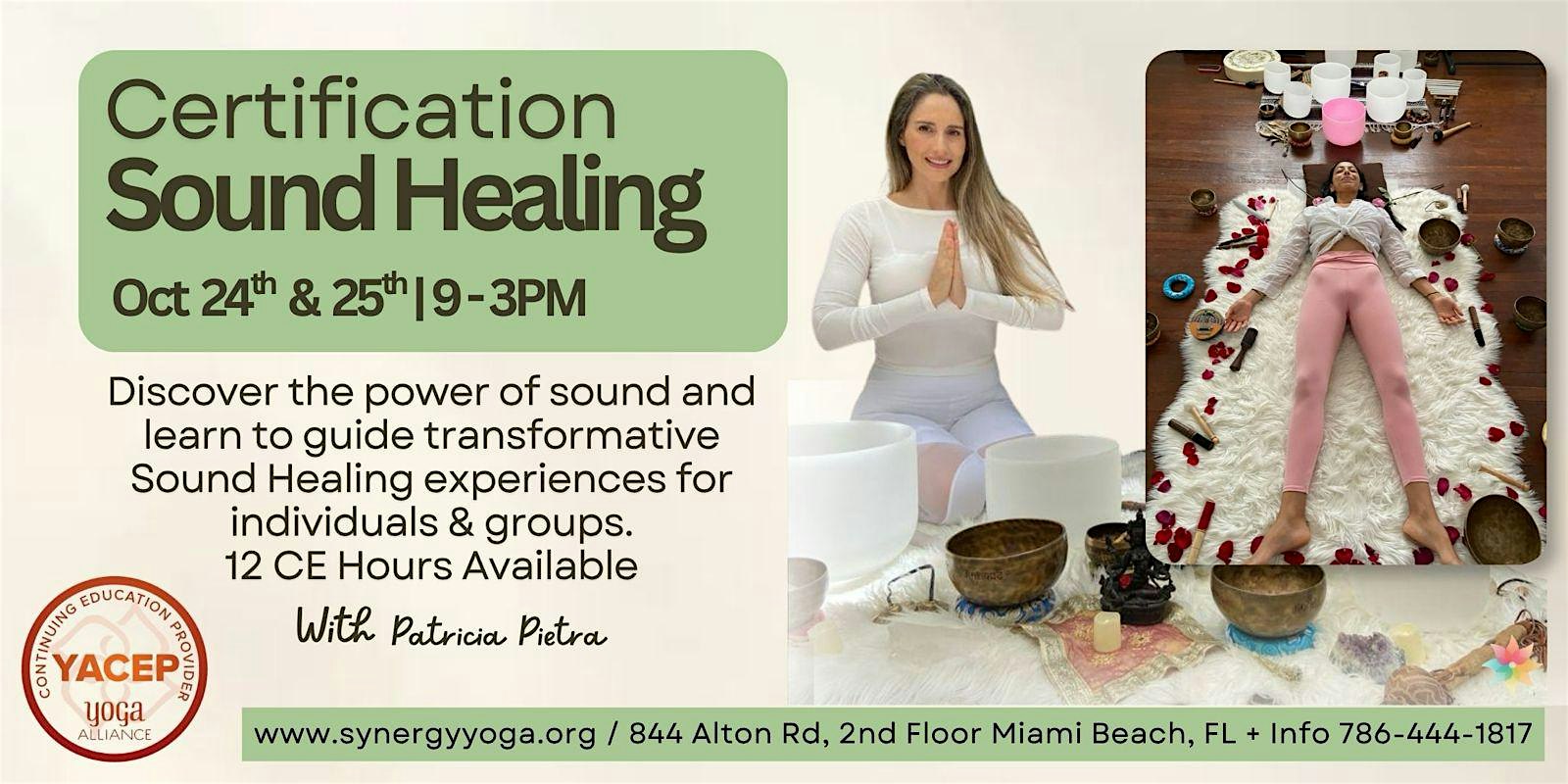 Sound Healing Certification | 2-Day In-Person Training