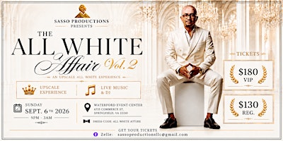 Sasso Productions Presents: The All-White Affair Vol. 2