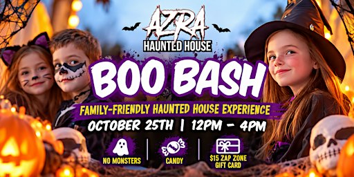 Boo Bash at Azra Haunted House | Family-Friendly Halloween Event