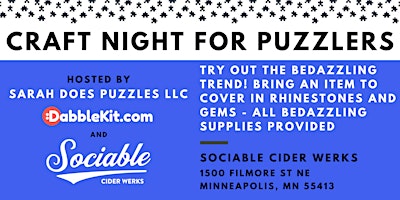 Craft Night for Puzzlers with Dabble Kit at Sociable Cider