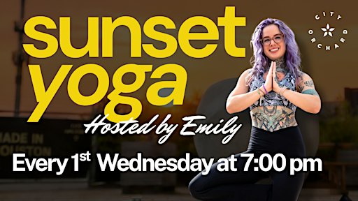 Sunset Yoga At City Orchard