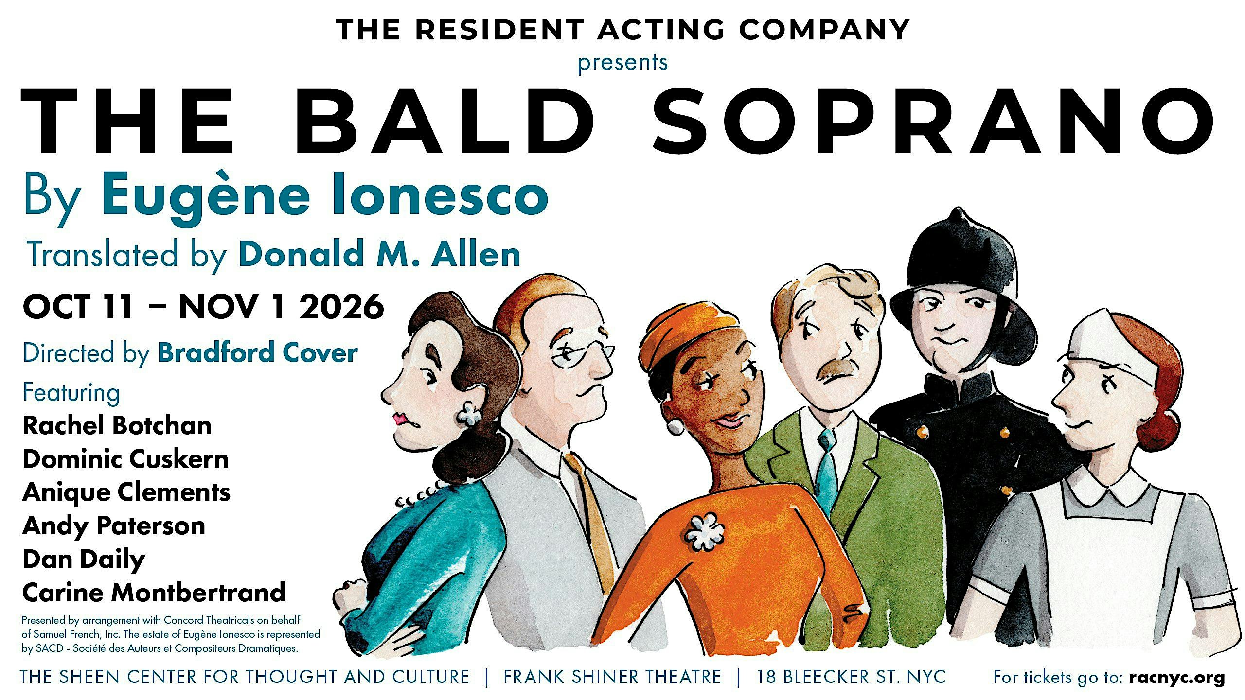 The Bald Soprano by Eugène Ionesco translated by Donald M. Allen