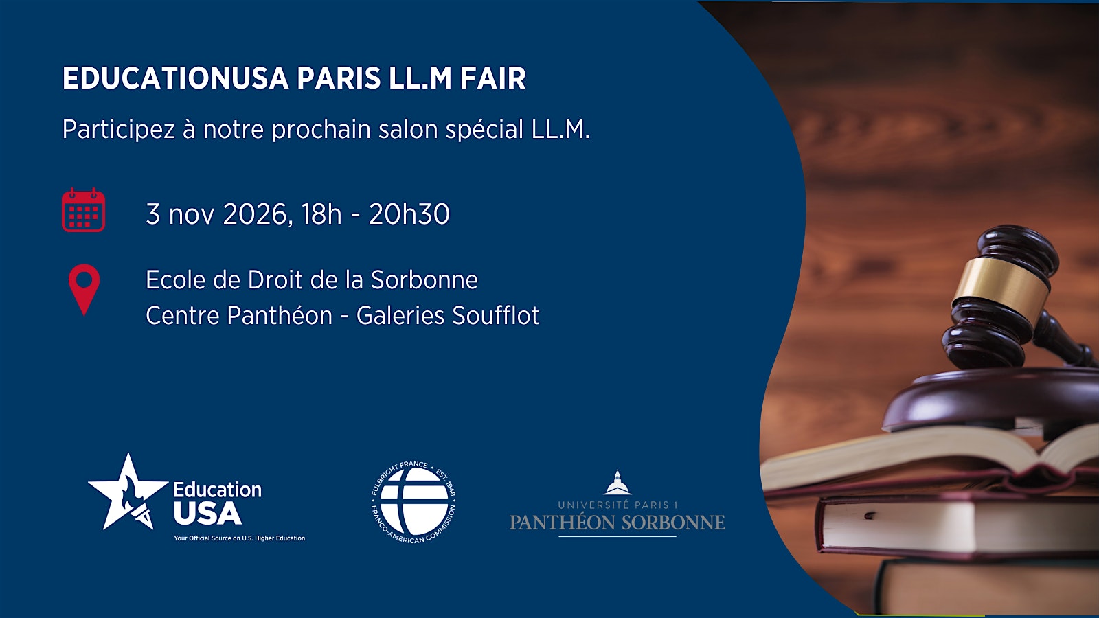 EducationUSA Paris LL.M. Fair 2026