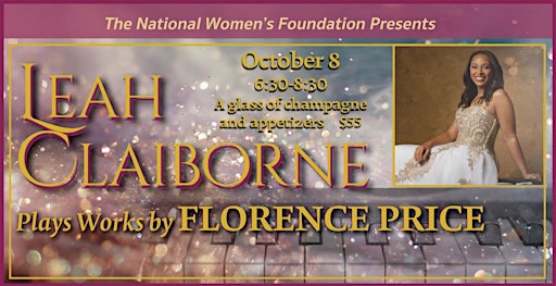 Leah Claiborne plays works by Florence Price