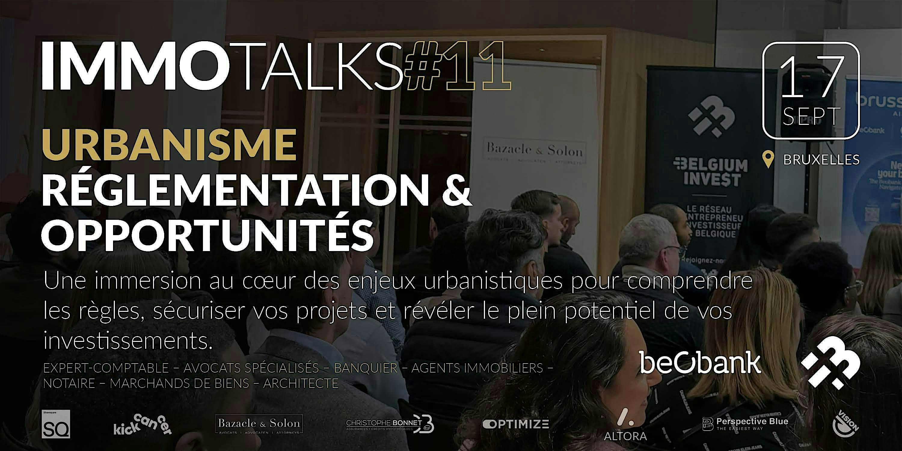 IMMOTALKS #11 -  URBANISME : Réglementation & Opportunités