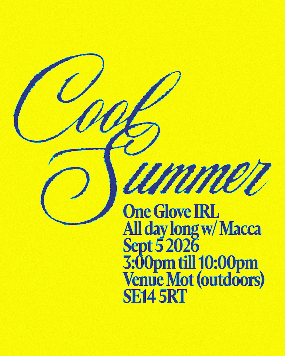 Cool Summer with Macca All Day Long - Outside at Venue MOT