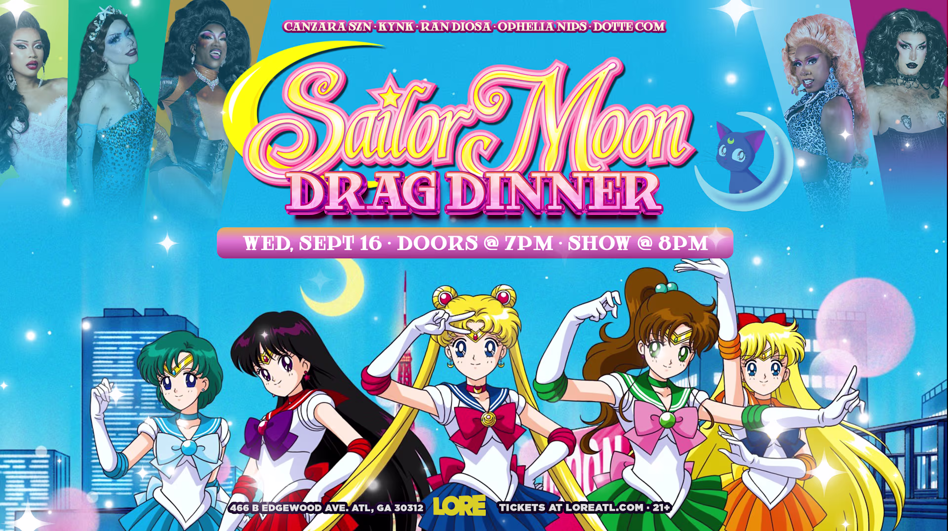 Sailor Moon Drag Dinner