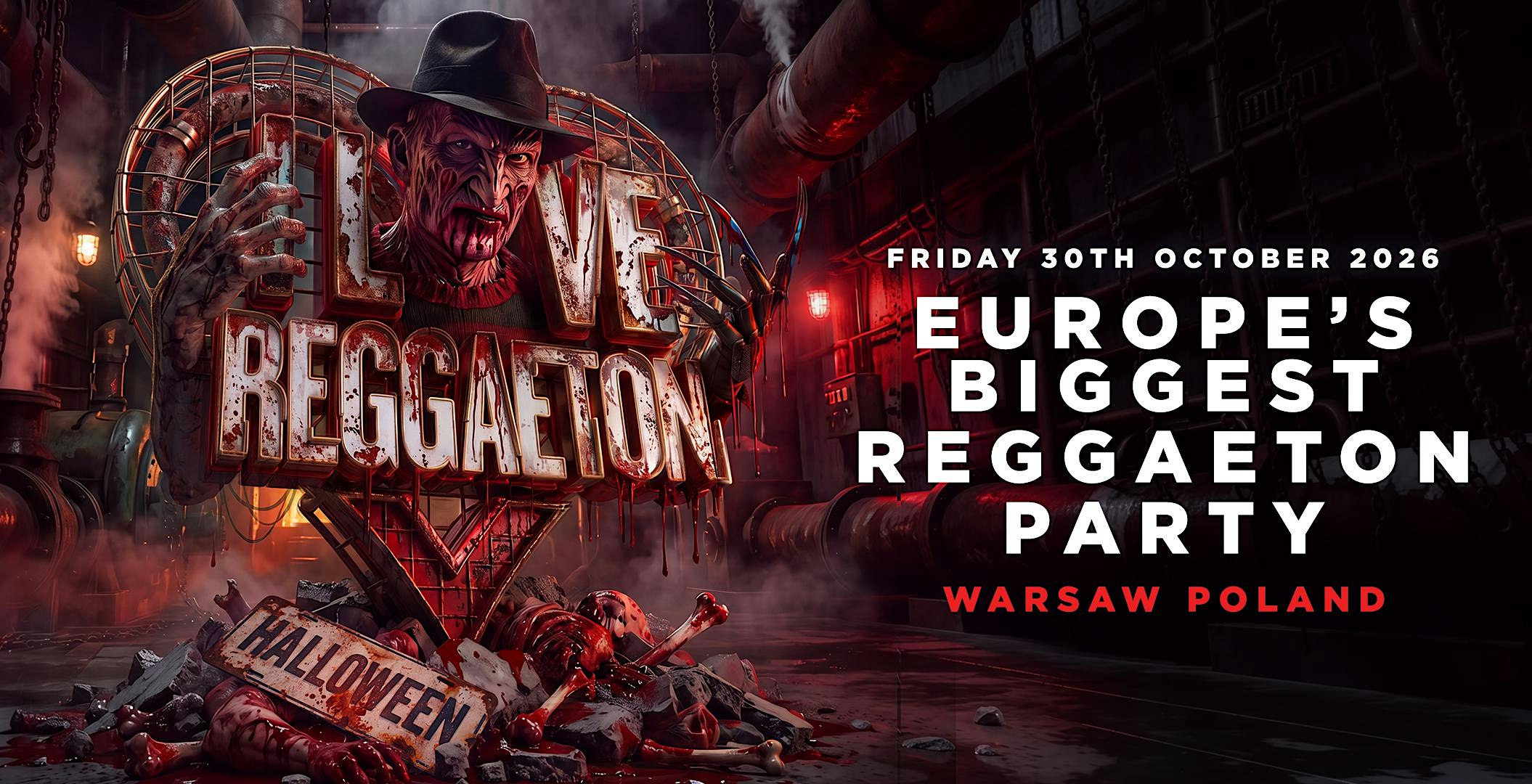I LOVE REGGAETON - HALLOWEEN - @ BANK CLUB WARSAW - FRIDAY 30TH OCTOBER 26