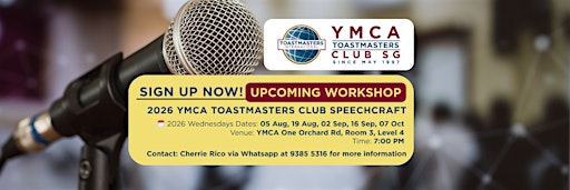 YMCA TOASTMASTERS CLUB SPEECHCRAFT 2026