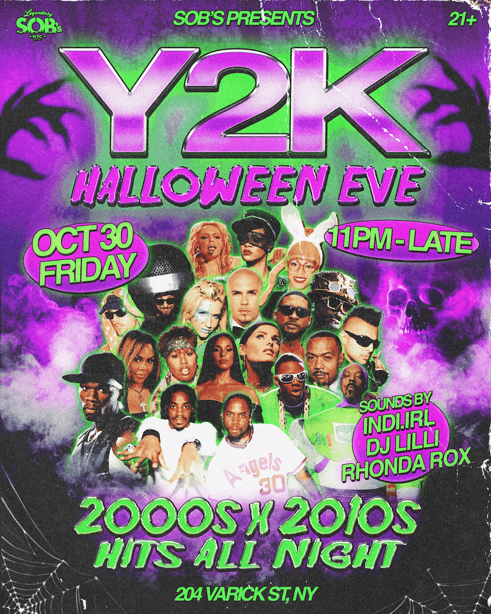 SOB's presents: Y2K Party: Halloween Eve