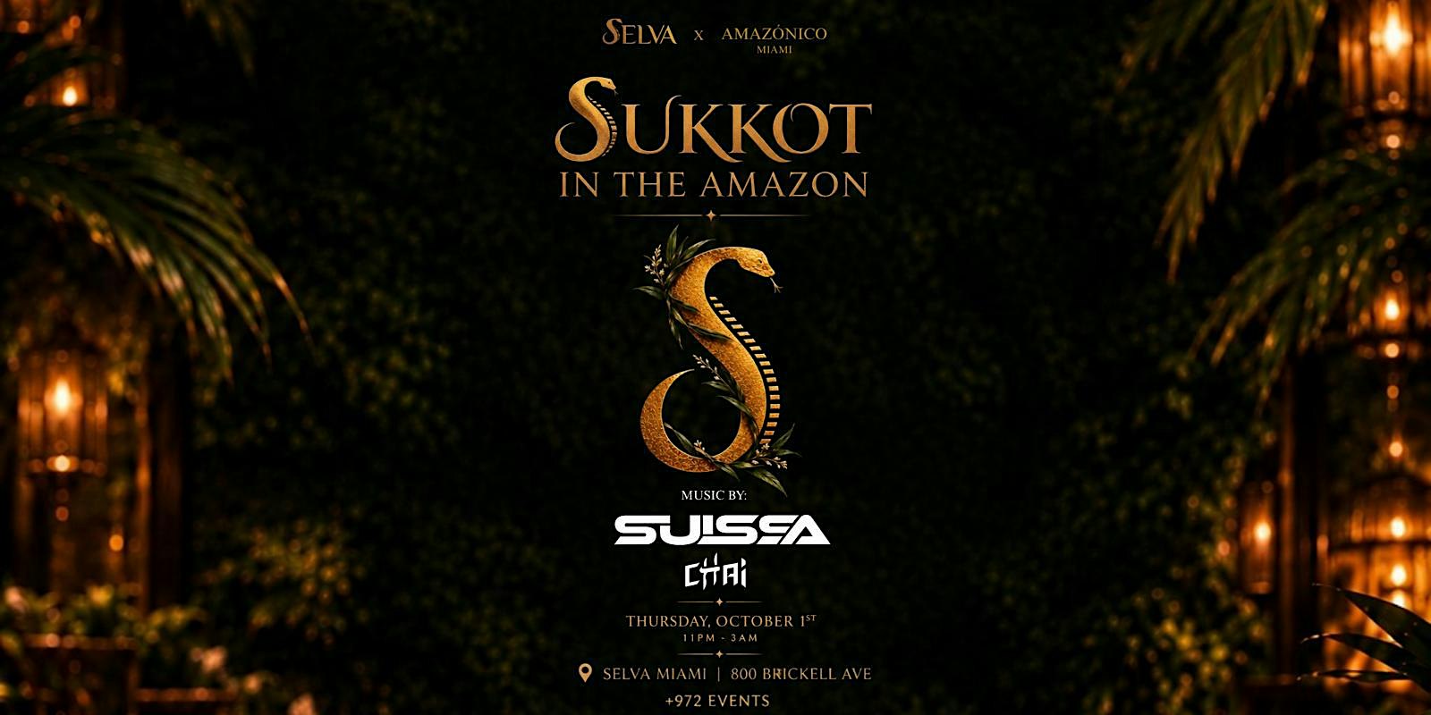 Sukkot in the Amazon @ Selva Miami (Amazonico) Thursday 10/1