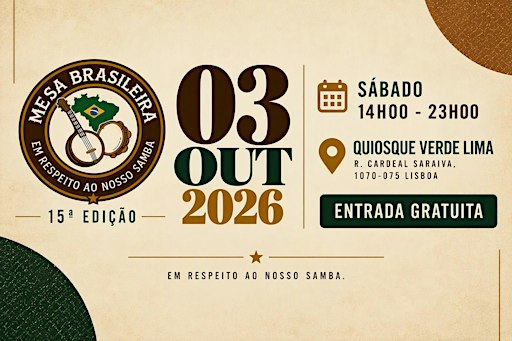 Mesa Brasileira Roda de Samba