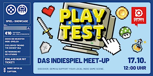 PLAYTEST - DAS INDIESPIEL MEET-UP