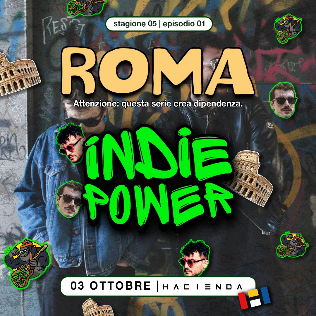 Indie Power a Roma @Hacienda