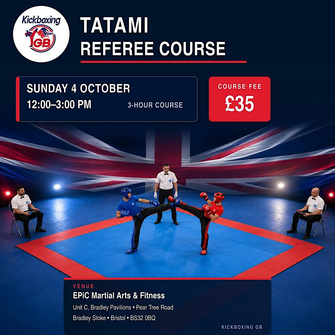 KICKBOXING GB - TATAMI REFEREE COURSE