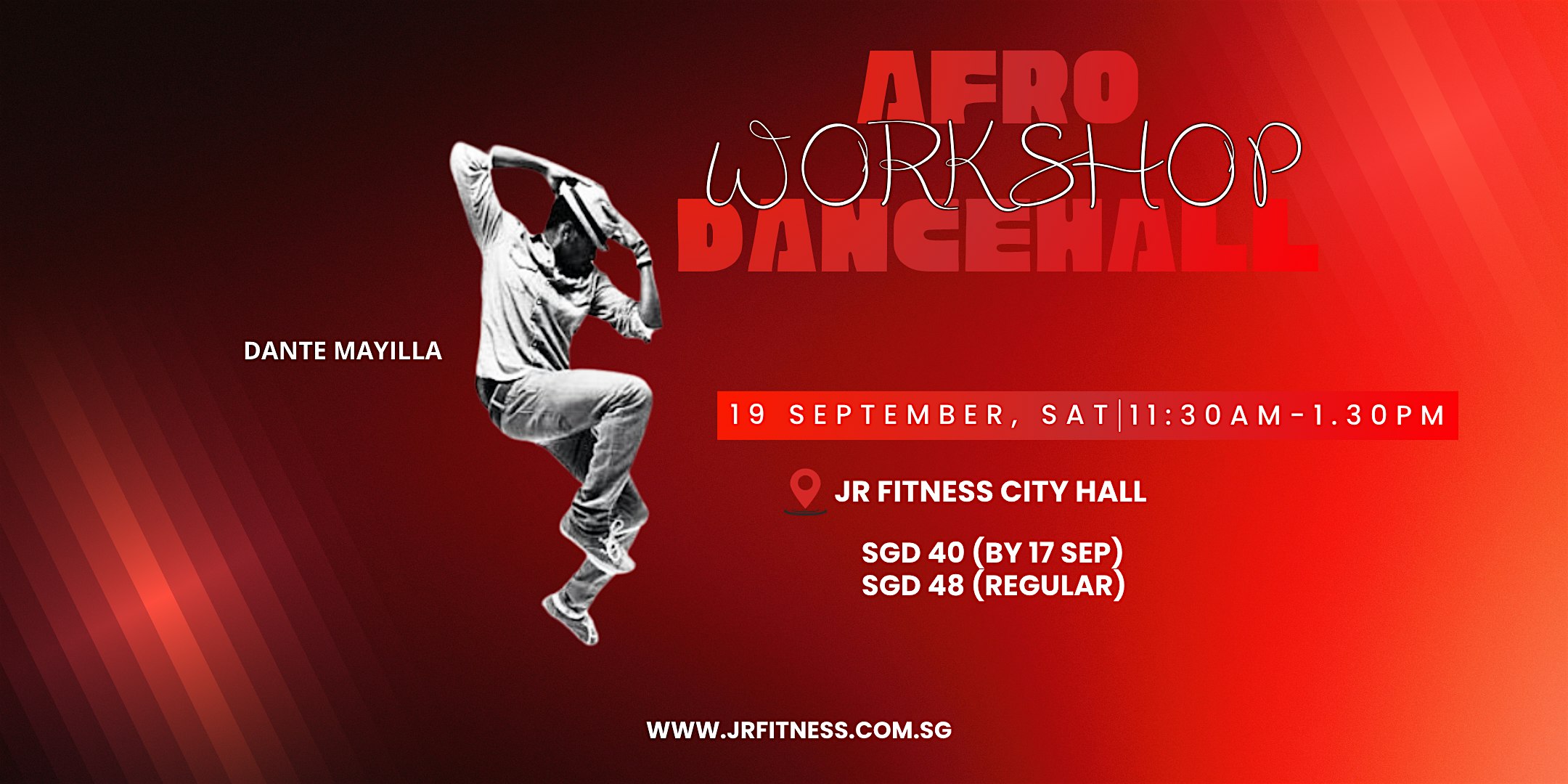 AFRO Dancehall Workshop with Dante Mayilla
