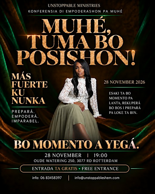 MUHÉ, TUMA BO POSISHON!